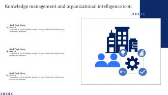 Knowledge Management And Organizational Intelligence Icon