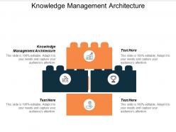 Knowledge management architecture ppt powerpoint presentation file examples cpb