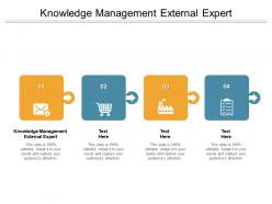 Knowledge management external expert ppt powerpoint presentation show templates cpb