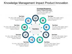 Knowledge management impact product innovation ppt powerpoint presentation shapes cpb