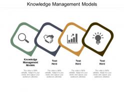 Knowledge management models ppt powerpoint presentation gallery portfolio cpb