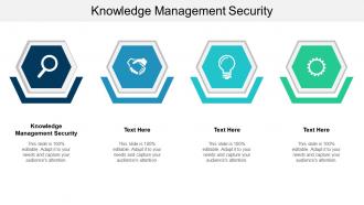 Knowledge management security ppt powerpoint presentation slides microsoft cpb