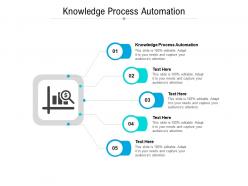 Knowledge process automation ppt powerpoint presentation slides sample cpb