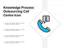 Knowledge process outsourcing call centre icon