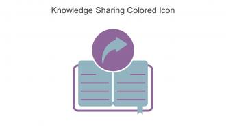 Knowledge Sharing Colored Icon In Powerpoint Pptx Png And Editable Eps Format