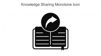 Knowledge Sharing Monotone Icon In Powerpoint Pptx Png And Editable Eps Format