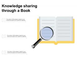 Knowledge sharing through a book