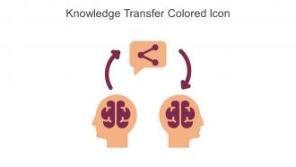 Knowledge Transfer Colored Icon In Powerpoint Pptx Png And Editable Eps Format