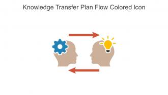 Knowledge Transfer Plan Flow Colored Icon In Powerpoint Pptx Png And Editable Eps Format