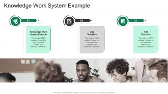 Knowledge Work System Example In Powerpoint And Google Slides Cpb