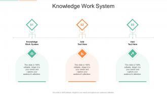 Knowledge Work System In Powerpoint And Google Slides Cpb