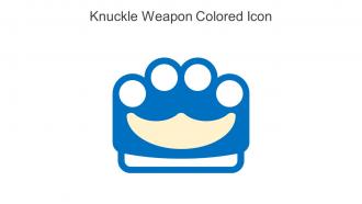 Knuckle Weapon Colored Icon In Powerpoint Pptx Png And Editable Eps Format