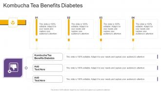 Kombucha Tea Benefits Diabetes In Powerpoint And Google Slides Cpb