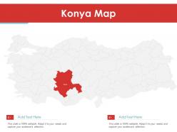 Konya map powerpoint presentation ppt template