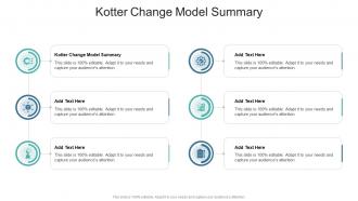 Kotter Change Model Summary In Powerpoint And Google Slides Cpb