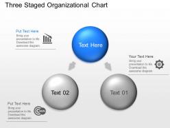 Kp three staged organizational chart powerpoint template