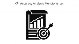 KPI Accuracy Analysis Monotone Icon In Powerpoint Pptx Png And Editable Eps Format