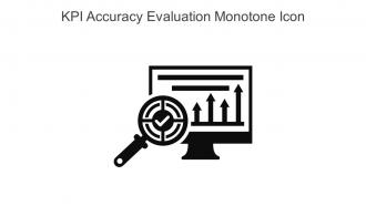 KPI Accuracy Evaluation Monotone Icon In Powerpoint Pptx Png And Editable Eps Format