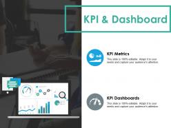 Kpi and dashboard snapshot ppt styles infographic template