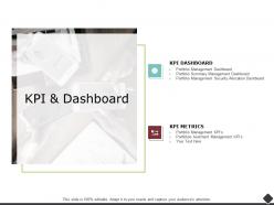 Kpi and dashboard summary management ppt powerpoint visual aids