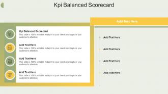 KPI Balanced Scorecard In Powerpoint And Google Slides Cpb