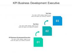 Kpi business development executive ppt powerpoint presentation summary infographic template cpb