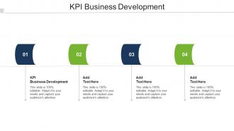 KPI Business Development Ppt Powerpoint Presentation Summary Ideas Cpb