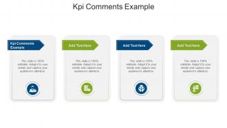 KPI Comments Example In Powerpoint And Google Slides Cpb