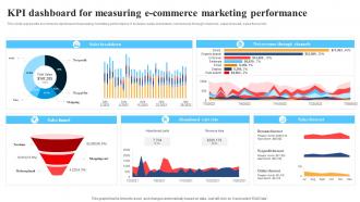 Kpi Dashboard For Measuring Performance Introduction To E Commerce Marketing Strategies