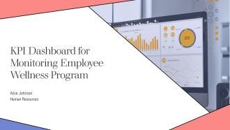 KPI Dashboard For Monitoring Employee Wellness Program PPT Structure AT