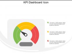 Kpi dashboard snapshot icon