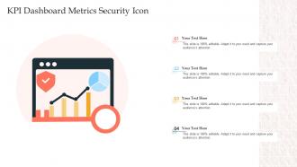 KPI Dashboard Metrics Security Icon