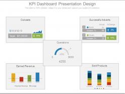 Kpi dashboard presentation design