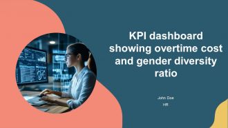 KPI Dashboard Showing Overtime Cost And Gender Diversity Ratio Ppt Guidelines At