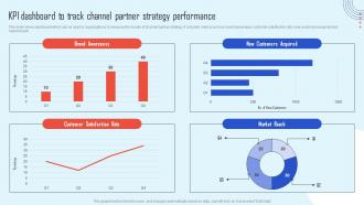 Kpi Dashboard To Track Channel Partner Strategy To Promote Products And Increase Sales Strategy Ss