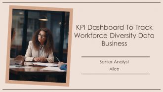 KPI Dashboard To Track Workforce Diversity Data Business PPT Outline AT