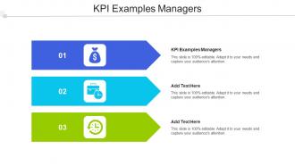 KPI Examples Managers Ppt Powerpoint Presentation Icon Guidelines Cpb