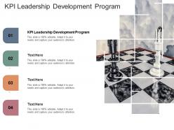 Kpi leadership development program ppt powerpoint presentation portfolio images cpb