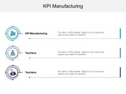Kpi manufacturing ppt powerpoint presentation model layouts cpb