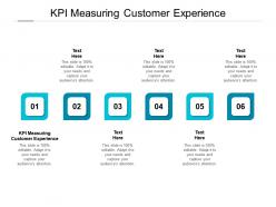 Kpi measuring customer experience ppt powerpoint presentation portfolio elements cpb