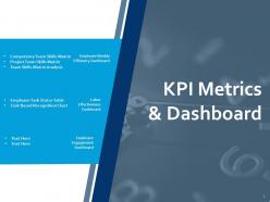 Kpi metrics and dashboard analysis ppt powerpoint presentation slides information