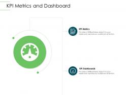 Kpi metrics and dashboard infrastructure planning