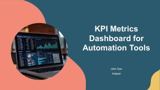KPI Metrics Dashboard For Automation Tools PPT Graphics AT