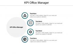 Kpi office manager ppt powerpoint presentation show background cpb