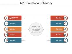 Kpi operational efficiency ppt powerpoint presentation file outline cpb