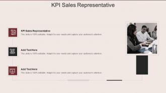 KPI Sales Representative In Powerpoint And Google Slides Cpb
