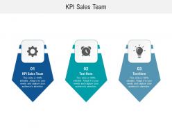 Kpi sales team ppt powerpoint presentation infographics show cpb