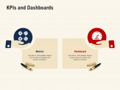 Kpis and dashboards audiences attention ppt powerpoint presentation designs