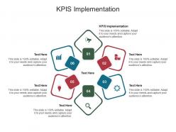 Kpis implementation ppt powerpoint presentation model smartart cpb