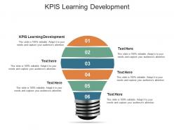 Kpis learning development ppt powerpoint presentation inspiration structure cpb